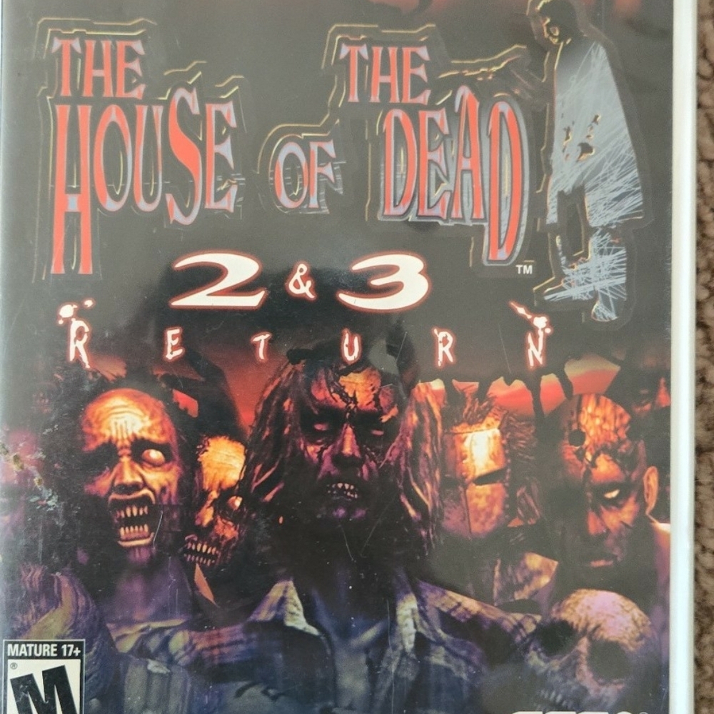House of the dead 2 and 3 return complete, tested for wii.
